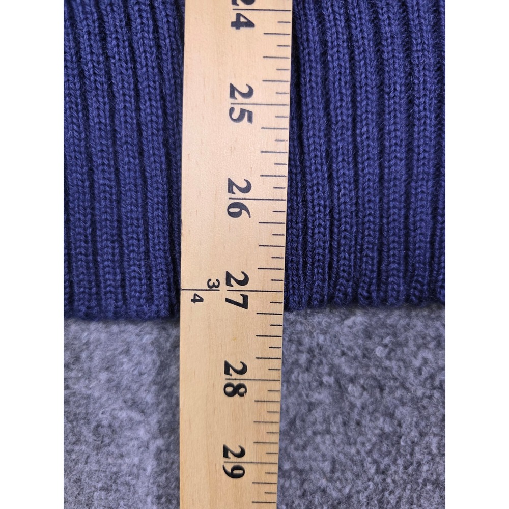 Vintage Brigade Quartermasters Woolly Pully Sweater Mens 42 Blue Wool Commando - Picture 5 of 10